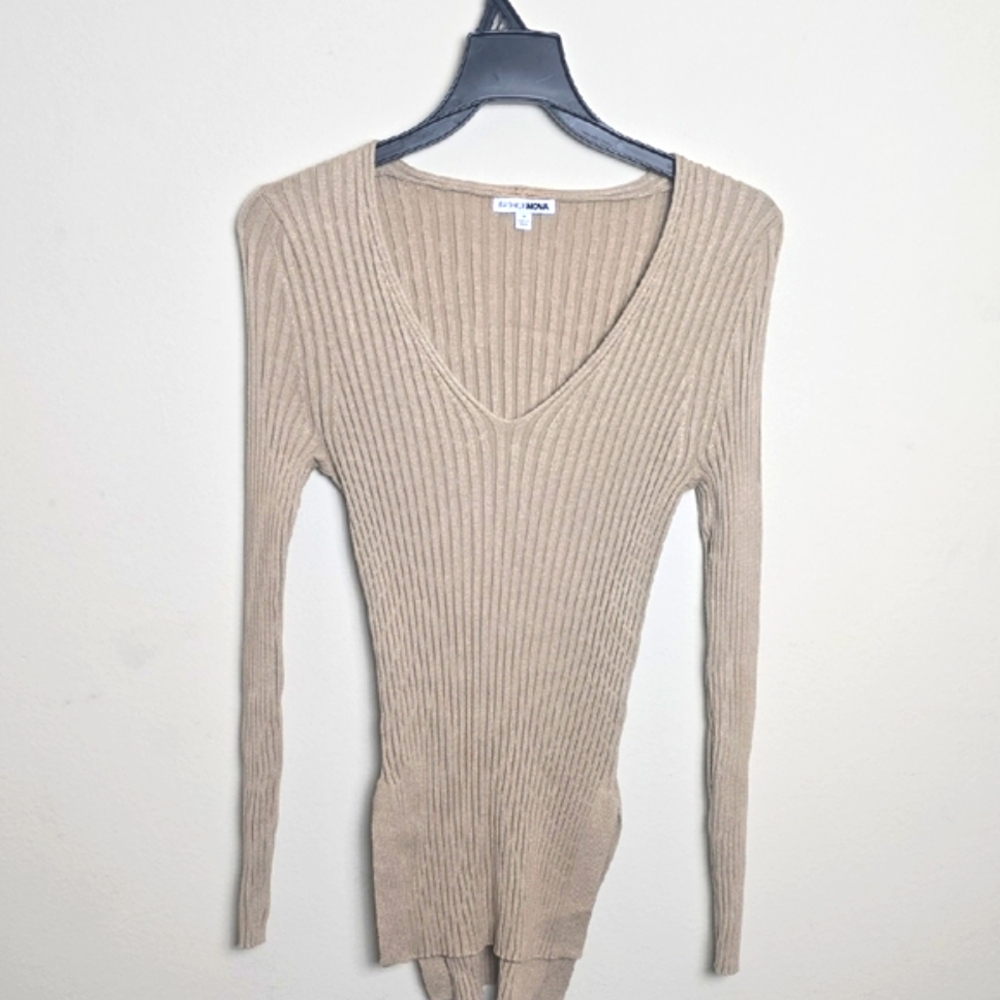 Women Fashion Nova Ribbed Knit Sweater